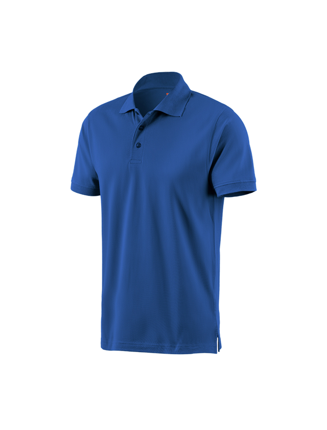 Instalatéři: e.s. Polo-Tričko cotton + enciánově modrá