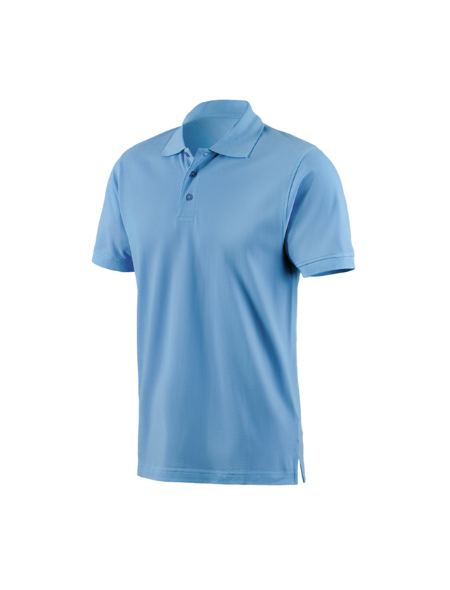 Témata: e.s. Polo-Tričko cotton + azurově modrá