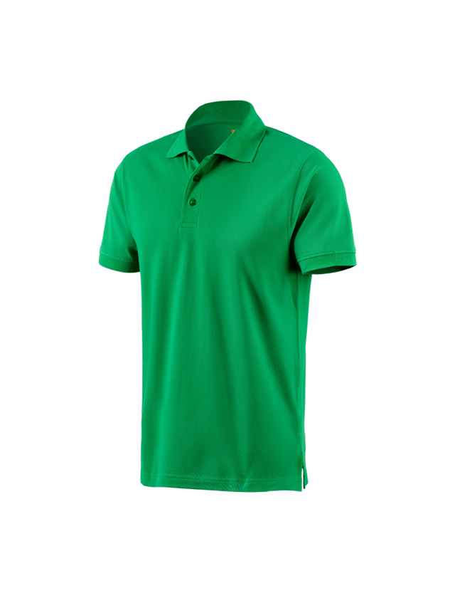 Témata: e.s. Polo-Tričko cotton + trávově zelená