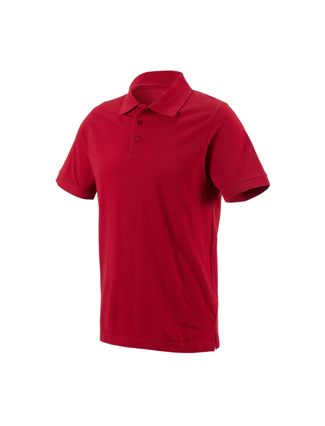 Zahradní / Lesnictví a Zemědělství: e.s. Polo-Tričko cotton + ohnivě červená