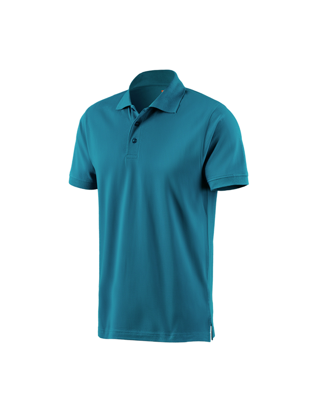 Trička, svetry & košile: e.s. Polo-Tričko cotton + petrolejová
