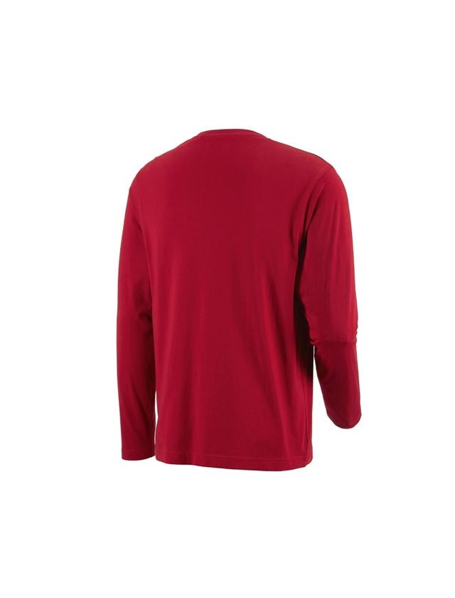 Témata: e.s. triko s dlouhým rukávem cotton + červená 1