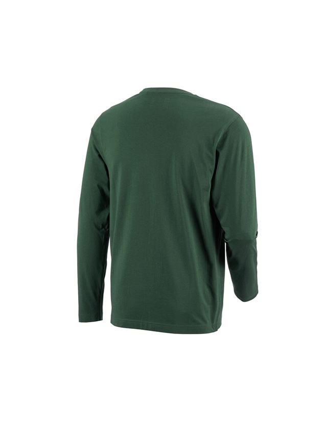 Instalatéři: e.s. triko s dlouhým rukávem cotton + zelená 1