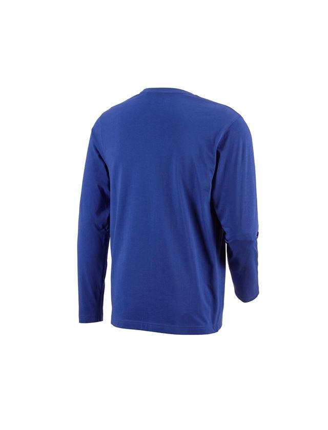 Trička, svetry & košile: e.s. triko s dlouhým rukávem cotton + modrá chrpa 1