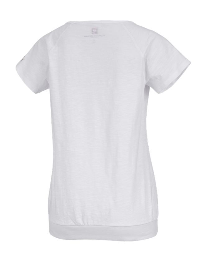 Trička | Svetry | Košile: e.s. Tričko cotton slub, dámské + bílá 1