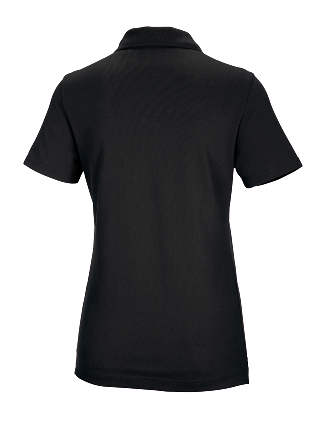 Trička | Svetry | Košile: e.s. Funkční polo tričko poly cotton, dámské + černá 1