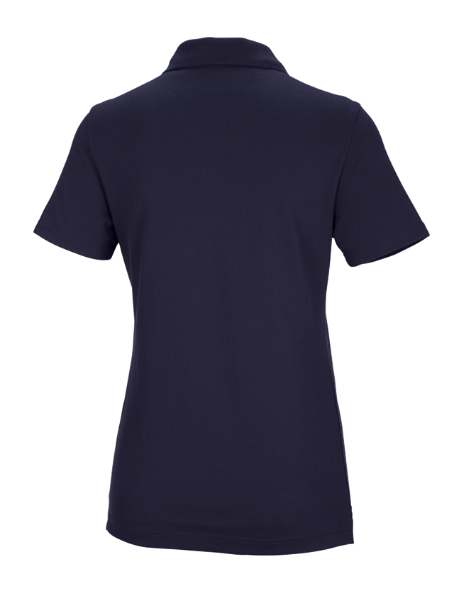 Trička | Svetry | Košile: e.s. Funkční polo tričko poly cotton, dámské + tmavomodrá 3