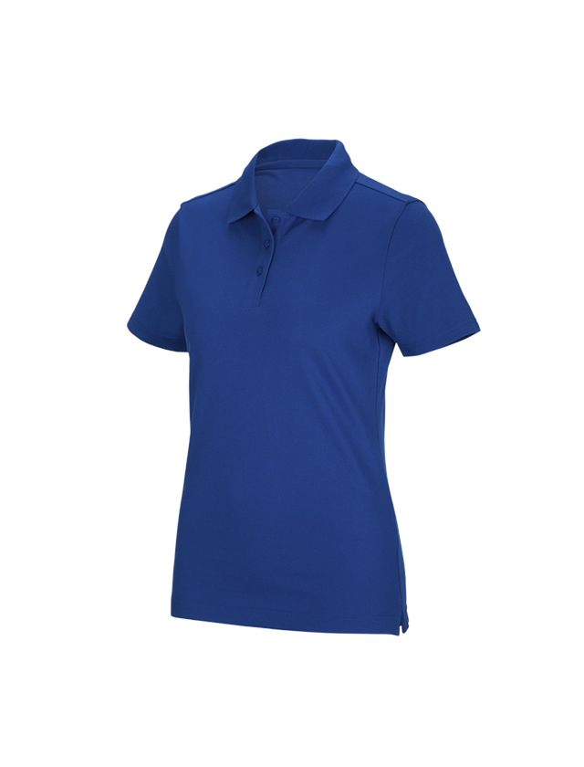 Trička | Svetry | Košile: e.s. Funkční polo tričko poly cotton, dámské + modrá chrpa 2