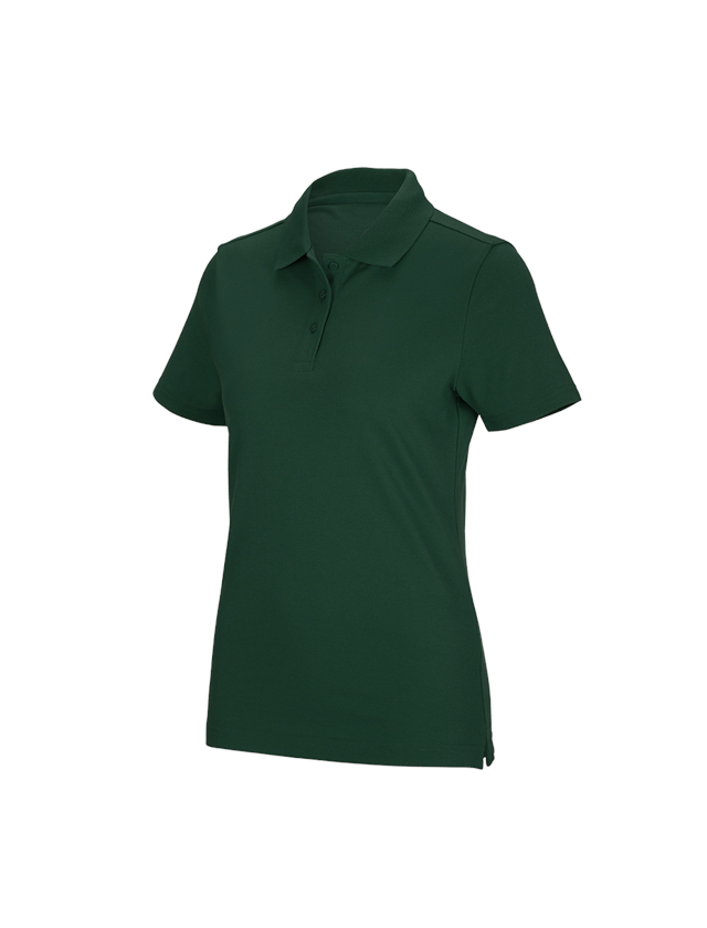 Trička | Svetry | Košile: e.s. Funkční polo tričko poly cotton, dámské + zelená 2