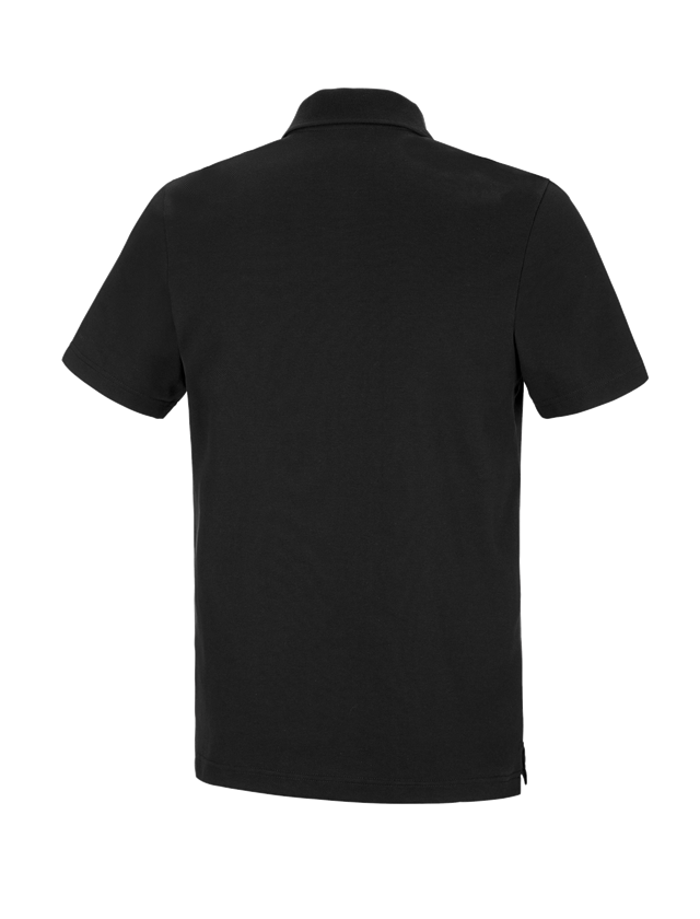 Trička, svetry & košile: e.s. Funkční polo tričko poly cotton + černá 1