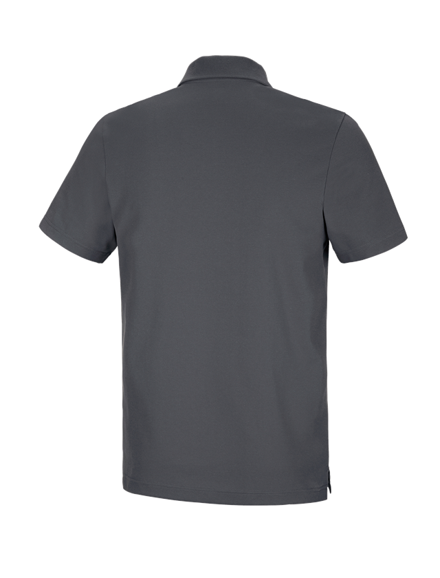 Trička, svetry & košile: e.s. Funkční polo tričko poly cotton + antracit 1