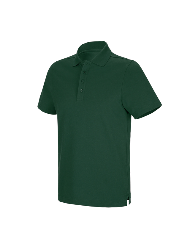 Trička, svetry & košile: e.s. Funkční polo tričko poly cotton + zelená