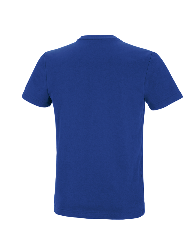 Truhlář / Stolař: e.s. Funkční tričko poly cotton + modrá chrpa 1
