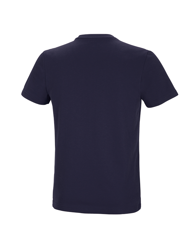 Truhlář / Stolař: e.s. Funkční tričko poly cotton + tmavomodrá 3