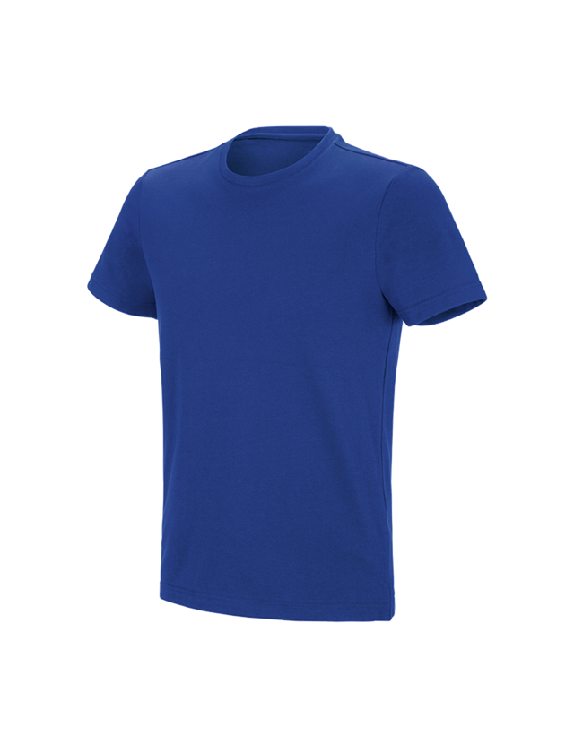 Trička, svetry & košile: e.s. Funkční tričko poly cotton + modrá chrpa