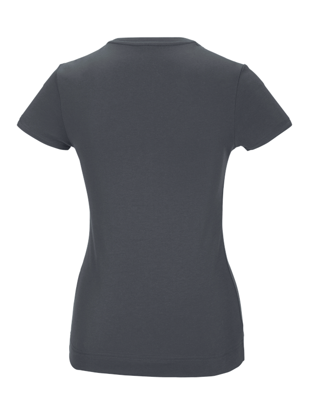 Trička | Svetry | Košile: e.s. Funkční tričko poly cotton, dámské + antracit 1
