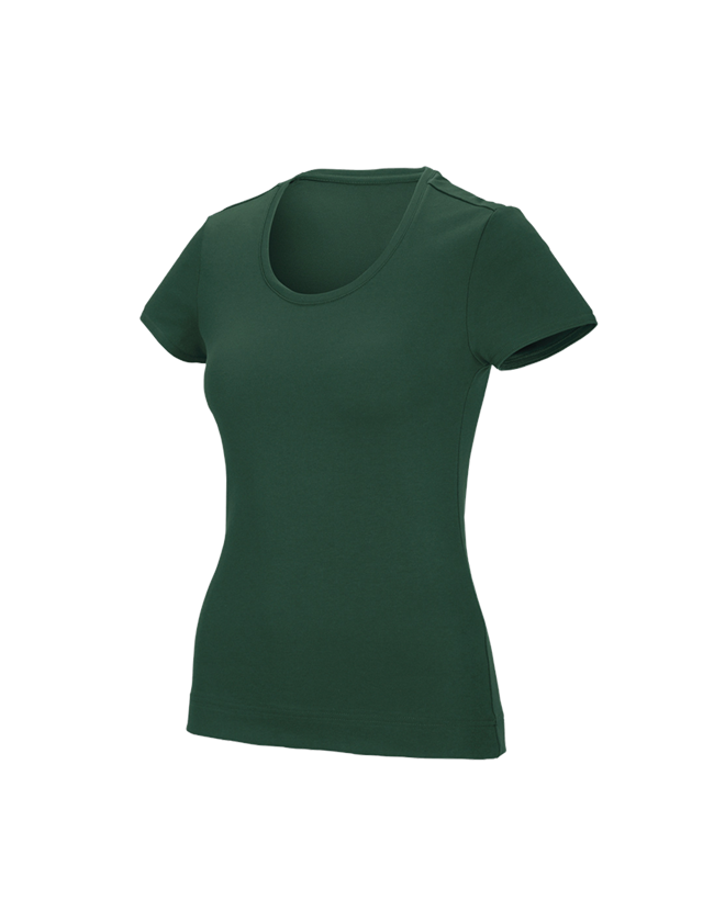 Trička | Svetry | Košile: e.s. Funkční tričko poly cotton, dámské + zelená 2