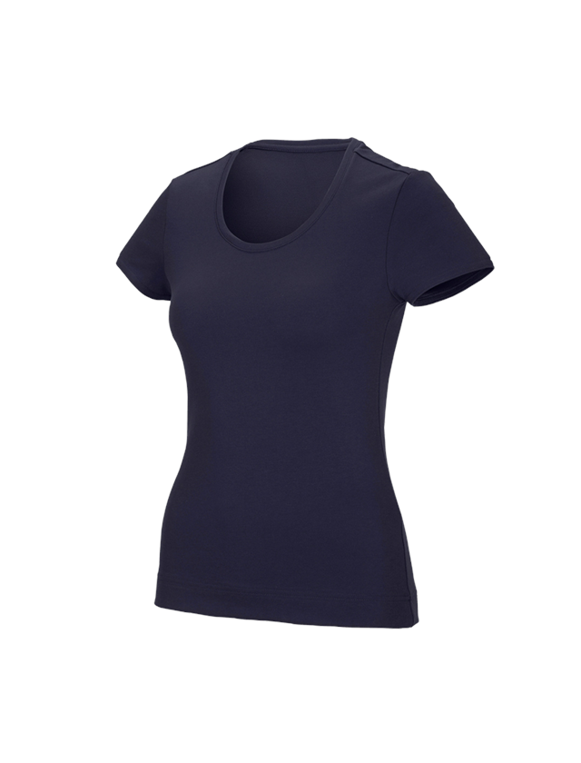 Trička | Svetry | Košile: e.s. Funkční tričko poly cotton, dámské + tmavomodrá 2