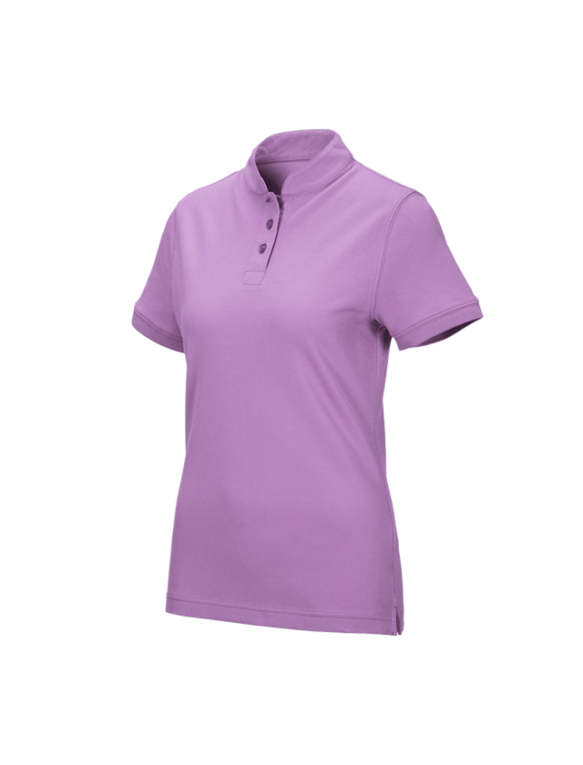 Trička | Svetry | Košile: e.s. Polo tričko cotton Mandarin, dámské + levandulová