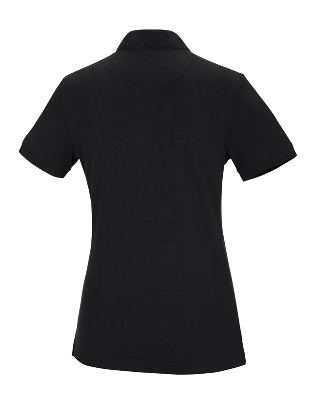 Trička | Svetry | Košile: e.s. Polo tričko cotton Mandarin, dámské + černá 1