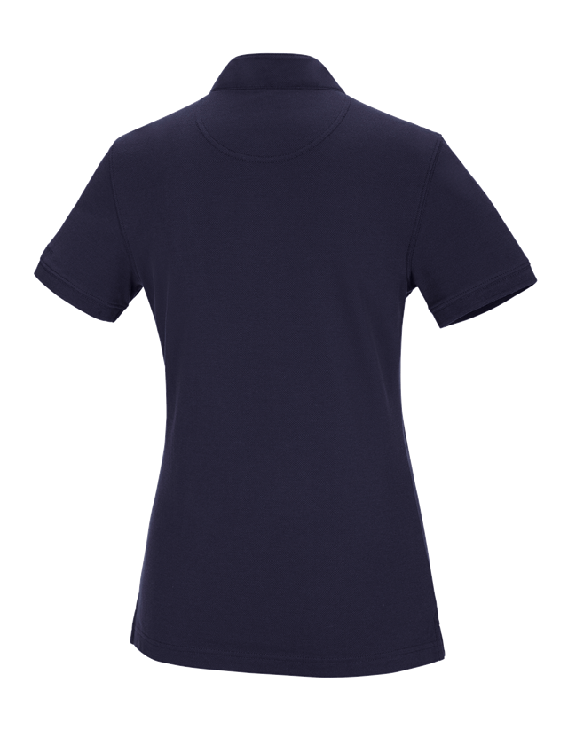 Trička | Svetry | Košile: e.s. Polo tričko cotton Mandarin, dámské + tmavomodrá 1