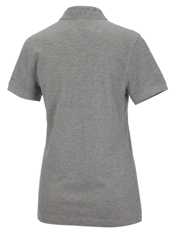 Trička | Svetry | Košile: e.s. Polo tričko cotton Mandarin, dámské + šedý melír 1