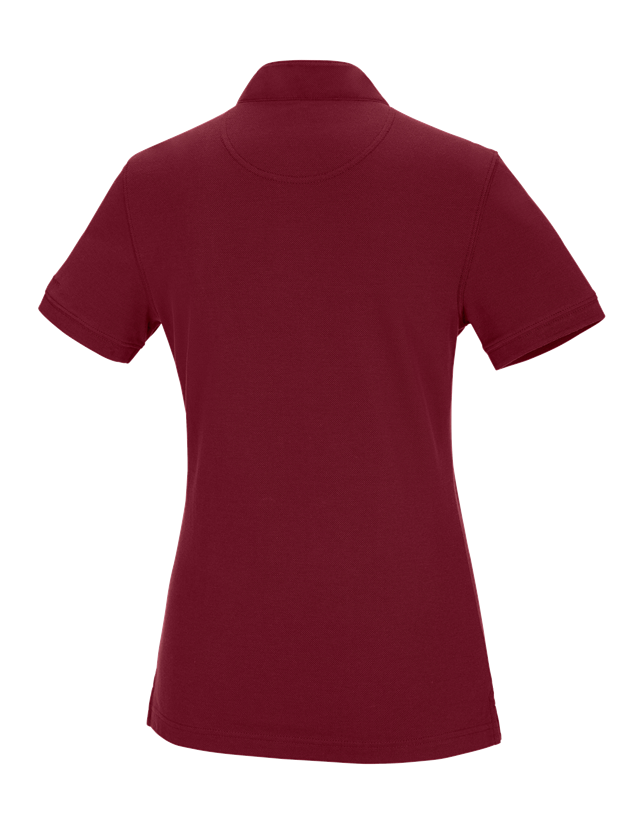 Trička | Svetry | Košile: e.s. Polo tričko cotton Mandarin, dámské + rubínová 1