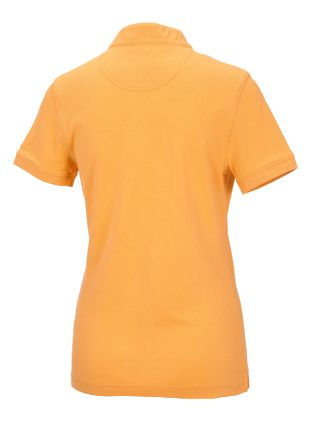Trička | Svetry | Košile: e.s. Polo tričko cotton Mandarin, dámské + světle oranžová 1