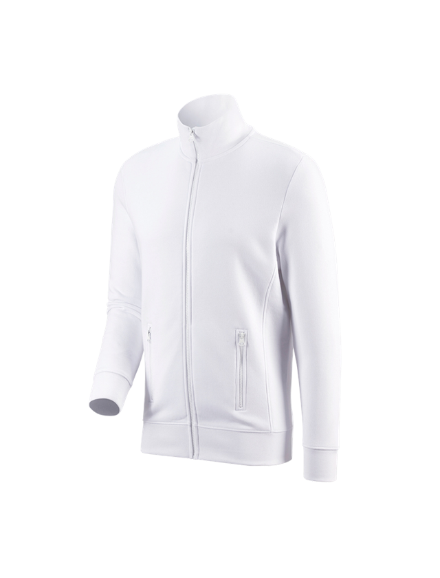 Trička, svetry & košile: e.s. Bunda Sweat poly cotton + bílá 2