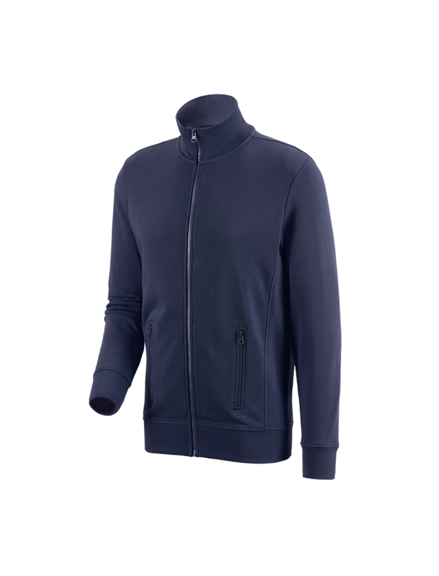 Trička, svetry & košile: e.s. Bunda Sweat poly cotton + tmavomodrá