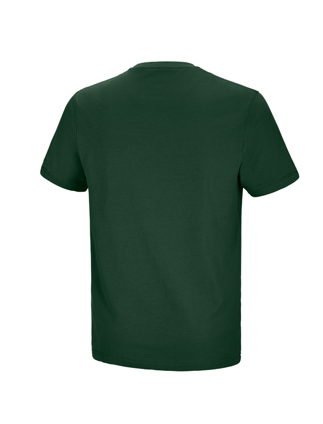 Zahradní / Lesnictví a Zemědělství: e.s. Tričko cotton stretch Pocket + zelená 1