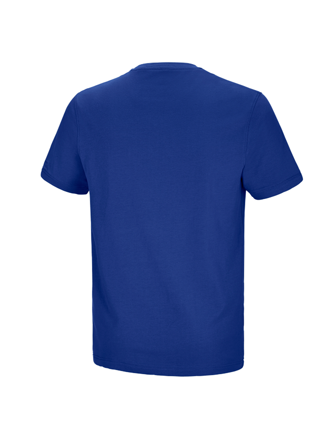 Trička, svetry & košile: e.s. Tričko cotton stretch Pocket + modrá chrpa 1