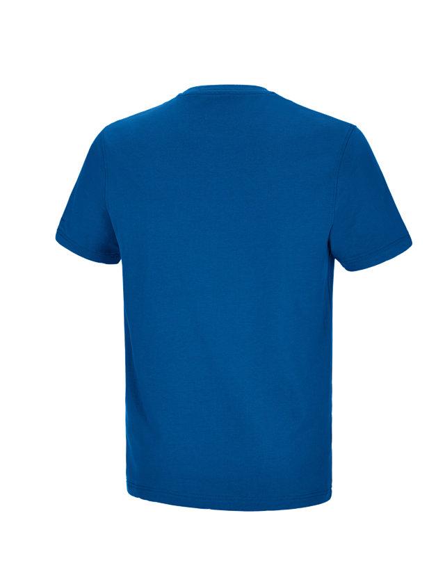 Témata: e.s. Tričko cotton stretch Pocket + enciánově modrá 3