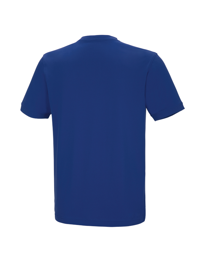 Trička, svetry & košile: e.s. Tričko cotton stretch V-Neck + modrá chrpa 3