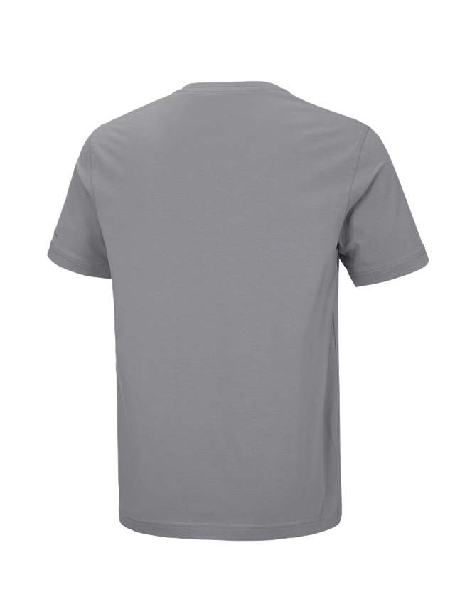 Trička, svetry & košile: e.s. Tričko cotton stretch V-Neck + platinová 3