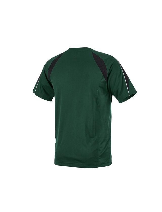 Trička, svetry & košile: e.s. Funkční Tričko poly Silverfresh + zelená/černá 3