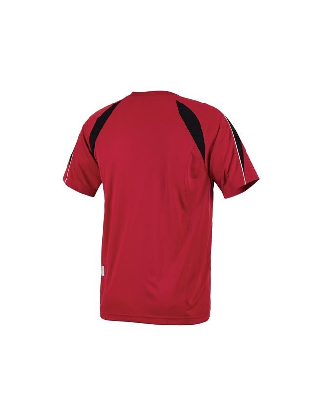 Trička, svetry & košile: e.s. Funkční Tričko poly Silverfresh + červená/černá 2