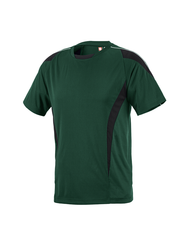 Trička, svetry & košile: e.s. Funkční Tričko poly Silverfresh + zelená/černá 2