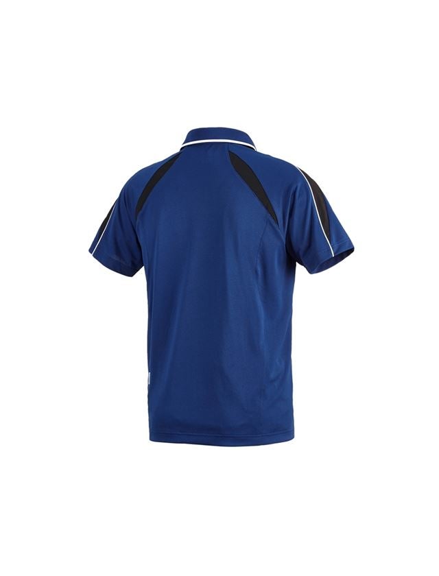 Trička, svetry & košile: e.s. Funkční Polo-Tričko poly Silverfresh + modrá chrpa/černá 3