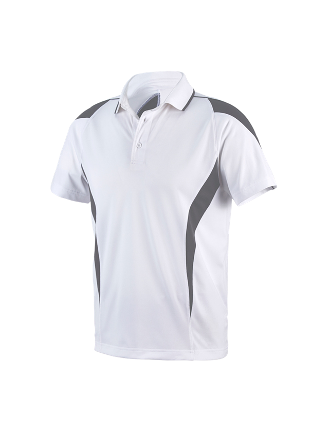 Trička, svetry & košile: e.s. Funkční Polo-Tričko poly Silverfresh + bílá/cement 2