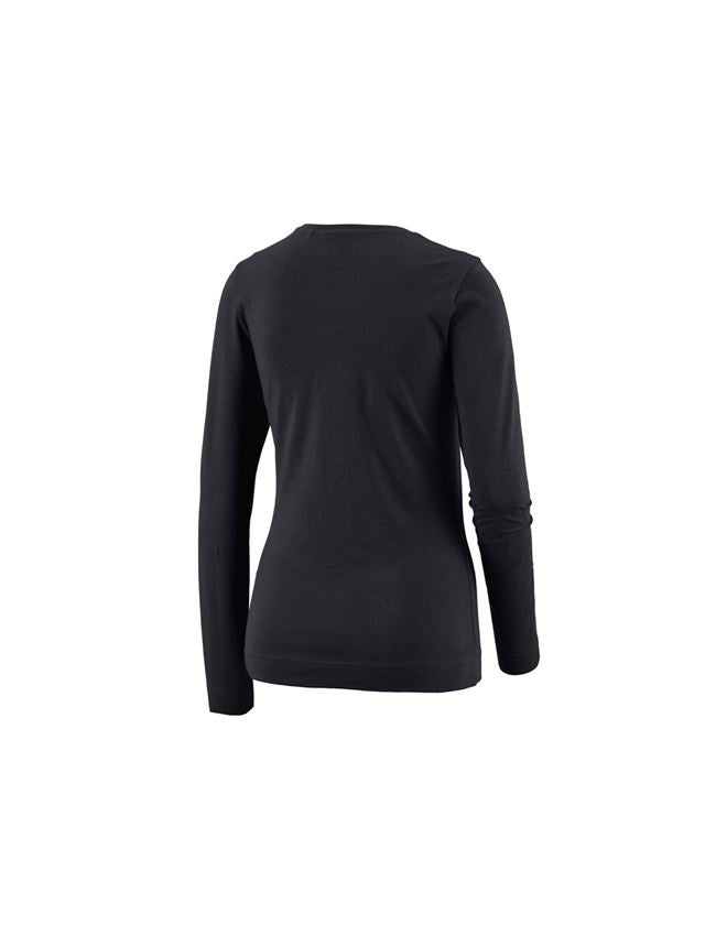 Instalatéři: e.s. triko s dlouhým rukávem cotton stretch,dámské + černá 1
