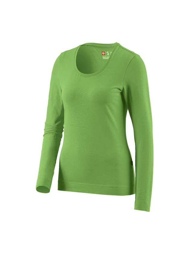 Instalatéři: e.s. triko s dlouhým rukávem cotton stretch,dámské + mořská zelená 2