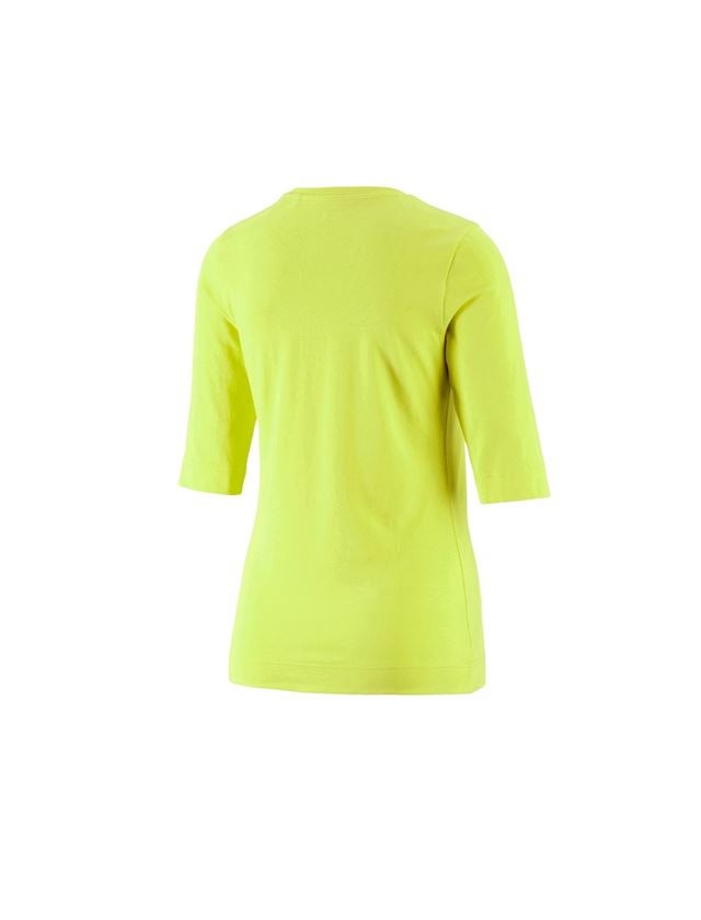 Trička | Svetry | Košile: e.s. Tričko s 3/4 rukávy cotton stretch, dámské + májové zelená 1