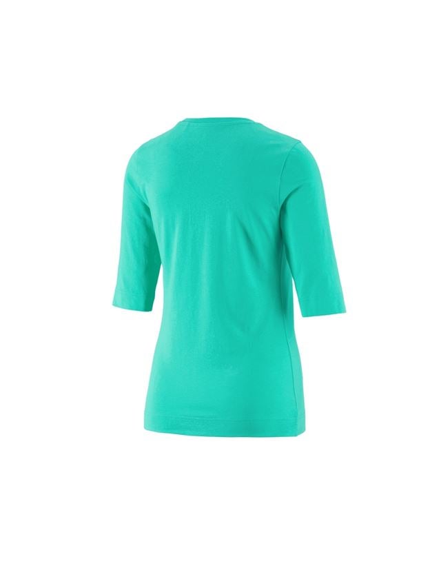 Trička | Svetry | Košile: e.s. Tričko s 3/4 rukávy cotton stretch, dámské + laguna 1