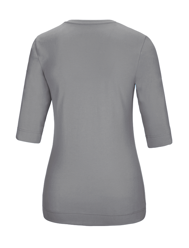 Trička | Svetry | Košile: e.s. Tričko s 3/4 rukávy cotton stretch, dámské + platinová 1