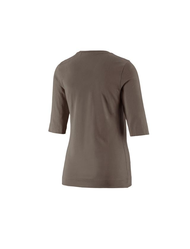 Trička | Svetry | Košile: e.s. Tričko s 3/4 rukávy cotton stretch, dámské + kámen 3