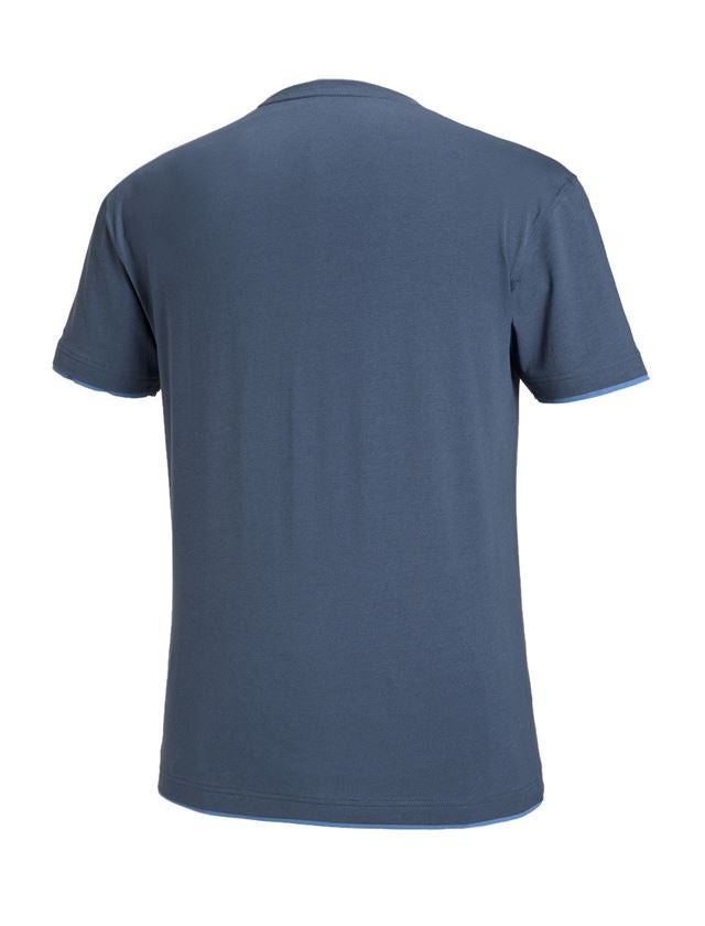 Trička, svetry & košile: e.s. Tričko cotton stretch Layer + pacifik/kobalt 2