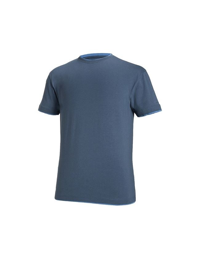 Trička, svetry & košile: e.s. Tričko cotton stretch Layer + pacifik/kobalt 1