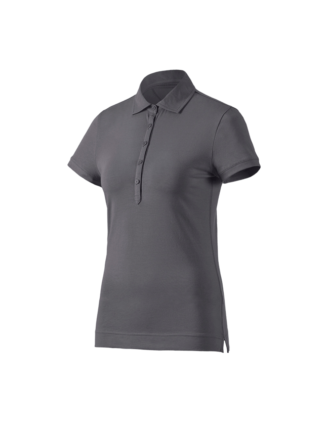 Trička | Svetry | Košile: e.s. Polo-Tričko cotton stretch, dámské + antracit 2