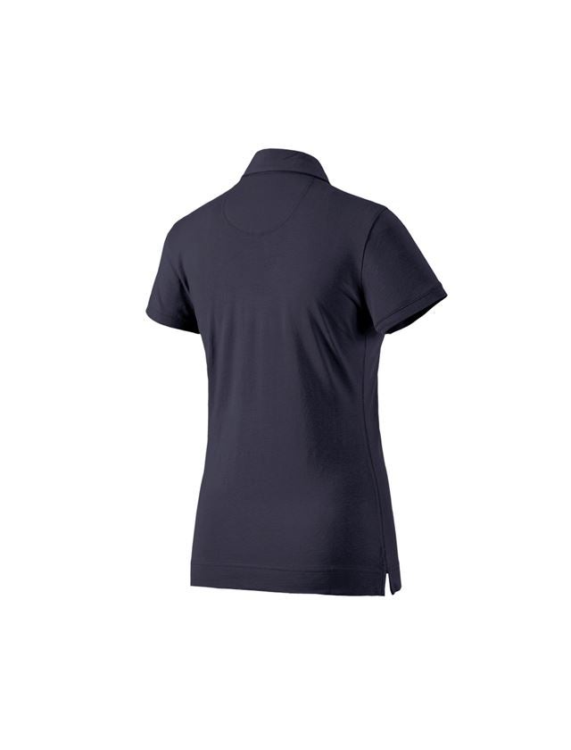 Trička | Svetry | Košile: e.s. Polo-Tričko cotton stretch, dámské + tmavomodrá 1